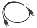 КАБЕЛЬ-УДЛИНИТЕЛЬ USB-A M/F 2.0 0,7 М ЧЕРНЫЙ LANBERG