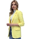 Куртка женская Элегантная свободная куртка Желтая L/40