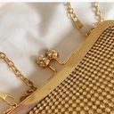 2023 módne zlaté diamantové večerné kabelky hasp Luxus EAN (GTIN) 6901033333261