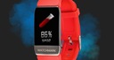 Smartwatch červené zdravotné merania Druh inteligentné hodinky