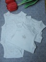 George Body pre predčasne narodené deti do 2,5KG bavlna 3-PACK TRI KUSY Veľkosť (new) 50 (pod 50 cm)