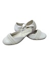 American Club ком 28/22 Белые туфли для причастия на балетках 33