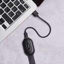 Ночник USB-закладка черный светодиодный для чтения с зажимом в кровати