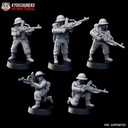 BEF Bren MMG Units x5 Миниатюры Кёсюнеко 32 мм