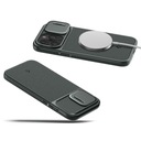 NAKŁADKA Etui do iPhone 15 Pro Max, Spigen Optik Armor Case zielone Funkcje ładowanie indukcyjne pochłanianie wstrząsów