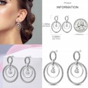 PAMELA 925 Sterling Silver Butterfly Zircon E