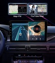 2 Din Radio samochodowe Android 13 GPS dla Honda Fit Jazz City 2002-2007 Złącza AUX RCA Pre-out (przedwzmacniacz) RCA Sub-out (subwoofer) USB