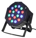 ЦВЕТНОЙ РЕФЛЕКТОР ДИСКОТЕЧНЫЙ СТРОБОСКОП 18x СВЕТОДИОДНЫХ RGB DMX РАМКА ZD64A