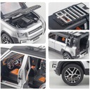 MODELO AUTO LAND ROVER DEFENDER METÁLICO 1:24 