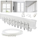 ПОТОЛОЧНЫЙ рейка для штор, 3 М, ГИБКАЯ рейка для штор, ДЛЯ ВАННОЙ КОМНАТЫ