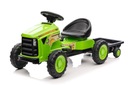 Traktor na pedále G206 zelený