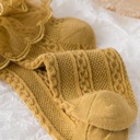 5-baliace ponožky dievčenské s volánikom, plisované, dvojité, čipkované Dominujúca farba viacfarebná