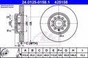 ATE ДИСКИ ТОРМОЗНЫЕ + КОЛОДКИ CERAMIC P PASSAT B6 GOLF 312MM изображение 11