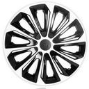 16-дюймовые колпаки Strong White — черные, комплект из 4 штук, универсальные для дисков