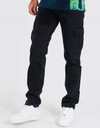Boohooman Tall NG2 nwv čierne rovné džínsové nohavice W30 Značka iná