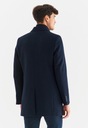 Темно-синее шерстяное мужское пальто PAKO LORENTE 56