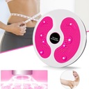 TWIST WAIST DISC FITNESS SLIM ТРЕНИРОВКА С МАССАЖЕРОМ ДЛЯ НОГ РОЗОВАЯ 28см