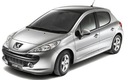 Обтекатели Peugeot 207 5d HTB / SW 2006-2012 ПЕРЕДНИЕ