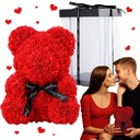 Терпите розы в коробке подарка Валентина для женского дня мать День святого Валентина