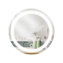 СВЕТОДИОДНОЕ ЗЕРКАЛО ДЛЯ ВАННОЙ КОМНАТЫ Fi ​​60см СЕНСОРНЫЙ ВЫКЛЮЧАТЕЛЬ