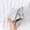 Strieborné akrylové večerné kabelky v tvare hviezdy pre ženy Veľkosť nešpecifikovaná