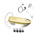НОВЫЕ БЕСПРОВОДНЫЕ УДОБНЫЕ НАУШНИКИ BEE BEE с BLUETOOTH, ЗОЛОТЫЕ