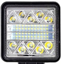 Pracovná lampa špicatá 32 LED 9V-30V 42W 110x110mm HALOGEN COMBO Spot 6500 Výrobca dielov GMP