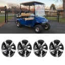 4PCS 8IN GOLF РАМА КОЛЕСА СТУПИЦІ ODPORNOSC NA UDERZENIE УНІВЕРСАЛЬНІ 32  (17951340821) фото min 10