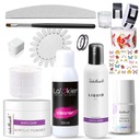 Zestaw akryl do paznokci Isabellenails Proszek Akrylowy 30ml CLEAR liquid