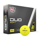 Мячи для гольфа Wilson Staff Duo Soft, желтые матовые