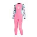 Detský neoprénový oblek Dievčenský 2,5 mm neoprénový oblek Detský oblek na potápanie Ružový M