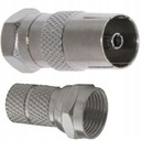 ПЕРЕХОДНЫЙ РАЗЪЕМ F – РАЗЪЕМ ТВ АНТЕННЫ + РАЗЪЕМ F DVB-T