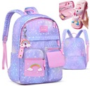 ШКОЛЬНЫЙ РЮКЗАК, RAINBOW SCHOOL BACK + Пенал, 1-3 классы