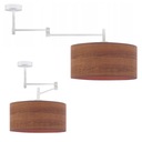 Потолочный светильник из круглого шпона, модная светодиодная люстра