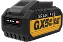 Akumulator grafenowy CAT GXB5 18V 5Ah LED