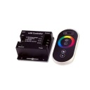 Контроллер светодиодной ленты RGB 12A овальный черный 61023