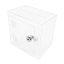 Priehľadná hlasovacia urna Multifunkčná schránka na návrhy Akryl Prevažujúcy materiál celuloid