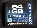 Карта памяти Delkin Devices Compact Flash емкостью 64 ГБ.