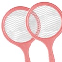 De-Children's Bedminton tenisový set Plážové hračky pre rodinu Deti Dospelí Ružová Hmotnosť (s balením) 0.16 kg