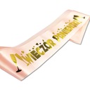 РОЗОВОЕ ЗОЛОТО НА РУШЕНКЕ ЗОЛОТАЯ надпись HORNY PARTY c