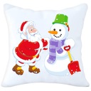 ДЕКОРАТИВНАЯ НАВУШКА 40х40 РОЖДЕСТВЕНСКИЙ САНТА