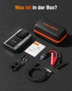 WOLFBOX 4000A ПУСК Z КОМПРЕСОРОМ 160PSI 12V BOOSTER 24000MAH LED (СВІТЛОДІОД)  (18112712693) фото min 9