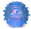Gumová lopta so svietiacimi výstupkami Planty 6cm Značka Mega Creative