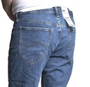 LEE DAREN rovné nohavice jeans straight ZIP FLY modrá W34 L32 Dominujúci materiál bavlna