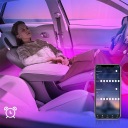 СТРІЧКА LED (СВІТЛОДІОД) RGB 5050 12V APLIKACJA ОСВІТЛЕННЯ KABIN АВТО АВТОМОБІЛЯ  (15958764598) фото min 10