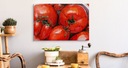 Obraz do jadalni malowane pomidory z bliska 90x60 Format poziomy