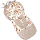 Стеганый бархатный вкладыш в коляску + подушка + лямки