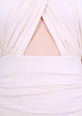 John Zack Krémové, tesné mini šaty XS Pohlavie Výrobok pre ženy