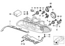 BMW E39 Подъемная резиновая крышка для ксеноновой нити ближнего света