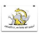 Плакат ПОЛЬСКАЯ ПОЛИТИКА ГРАЖДАНИН АНДРЕЙ МЛЕЧКО